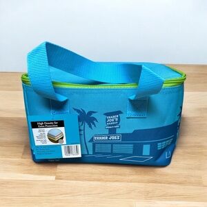 Trader Joe’s NWT MINI electric blue insulated cooler tote bag